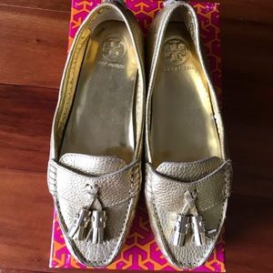 Authentic Tory Burch Synder Fringe Moccasin